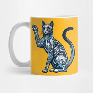 cat anatomy Mug